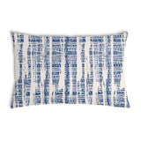 Almohada de salud con patrón azul