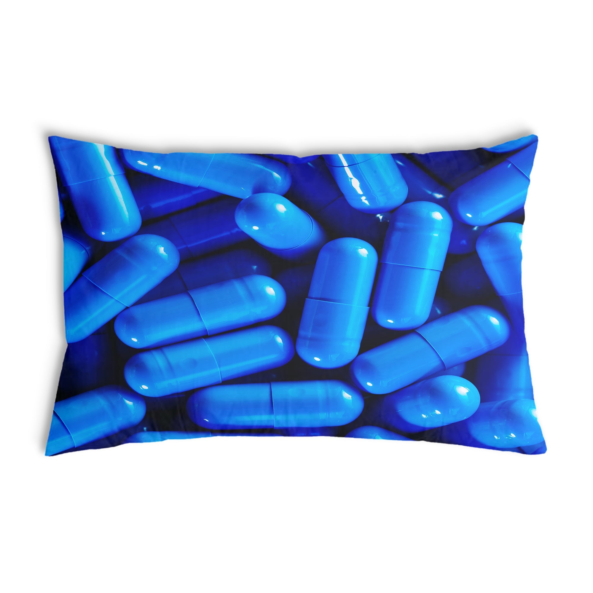 Cuscino sanitario blu compresse