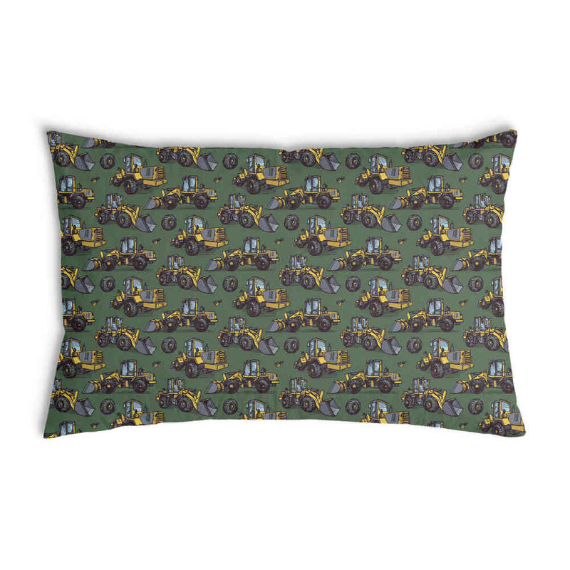 Green Tractor Health Pillow