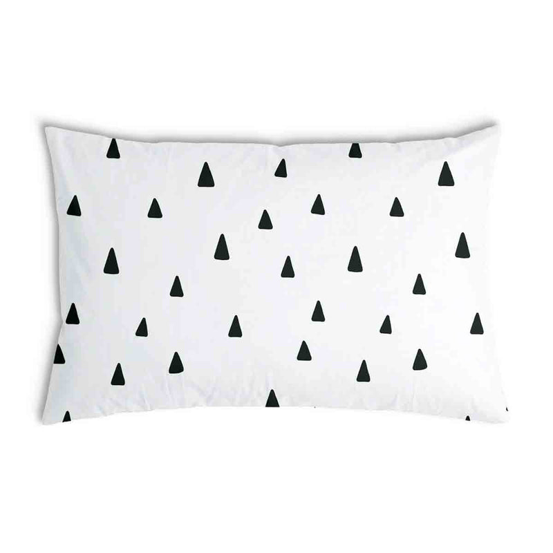 Cuscino sanitario bianco con triangoli neri