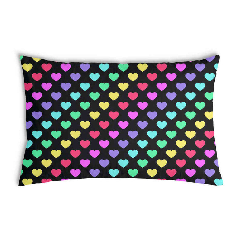 Health pillows colorful hearts
