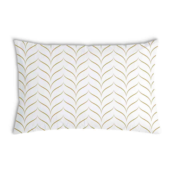 Health pillow with golden V-shape