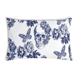 Cuscino salute fiori teschio