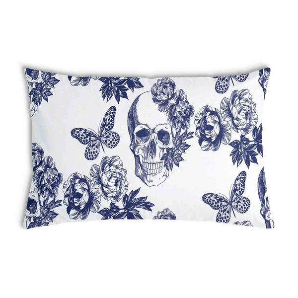 Health pillow flower skull