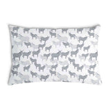 Health pillow grey with donkeys