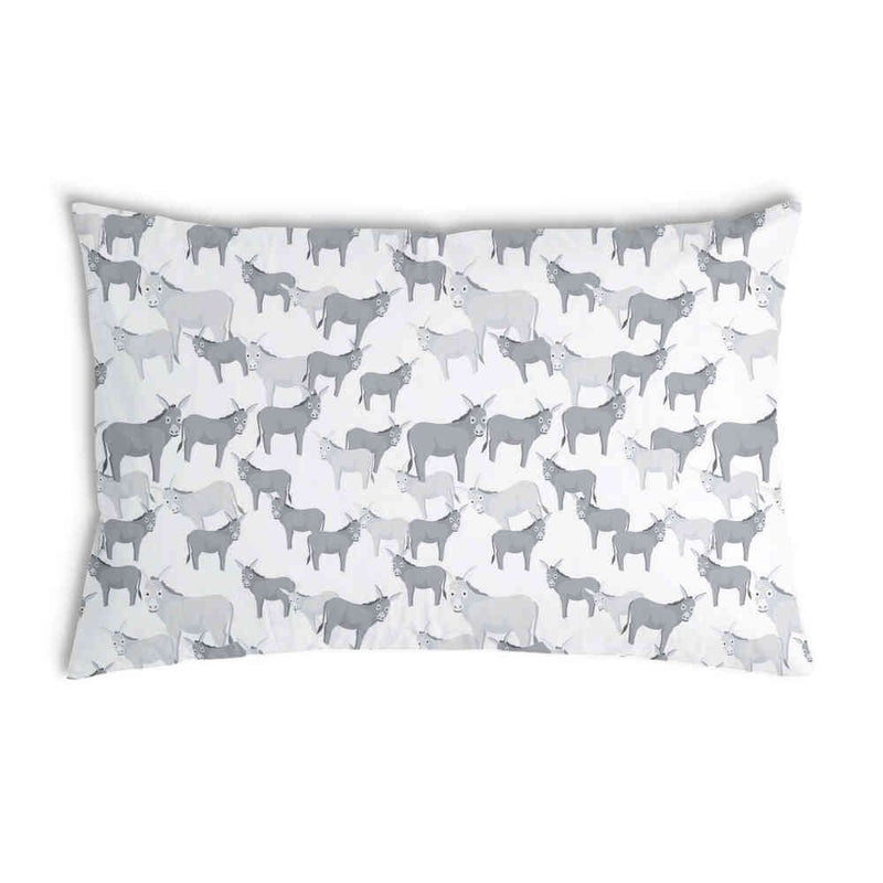 Health pillow grey with donkeys