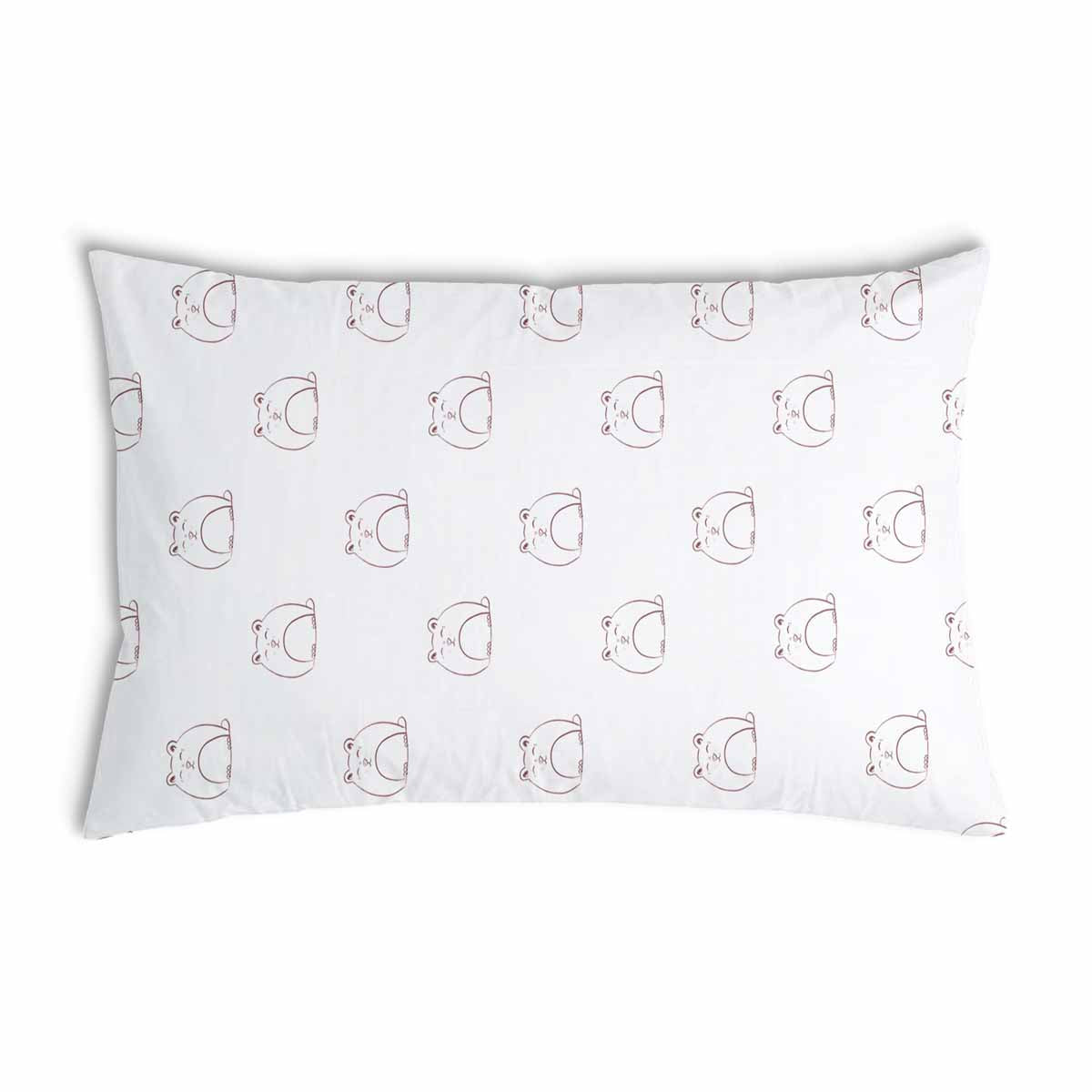 Almohada de salud blanca con gato