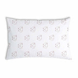 White health pillow with cat