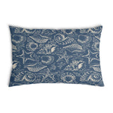 Health pillow blue with shells
