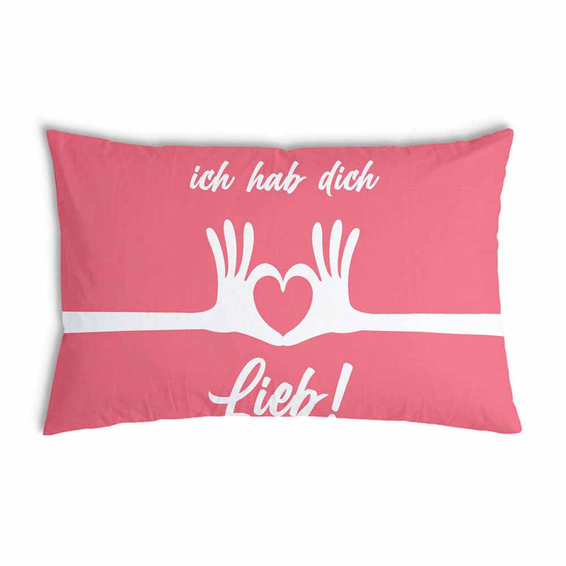 Health pillow, pink. I love you.