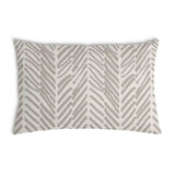 Beige health pillow with stripes