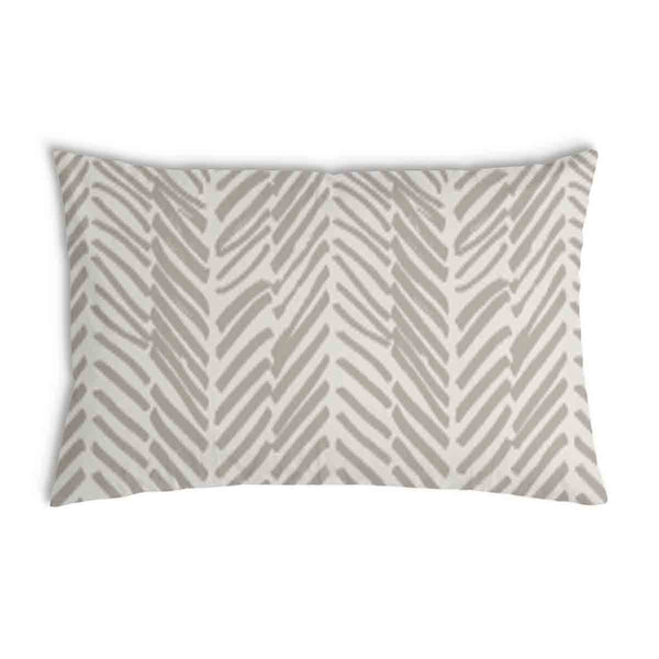 Beige health pillow with stripes