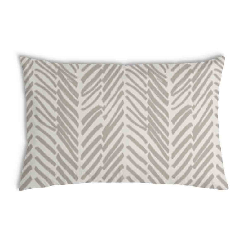 Beige health pillow with stripes