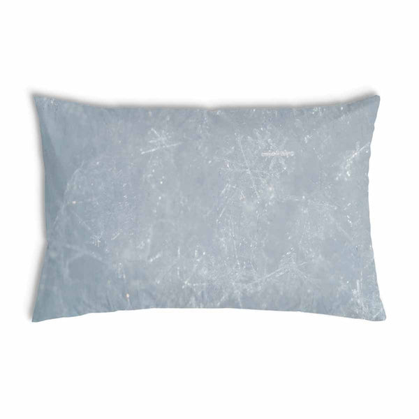 Health pillow, grey with snowflakes