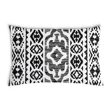 Health pillows with black shapes