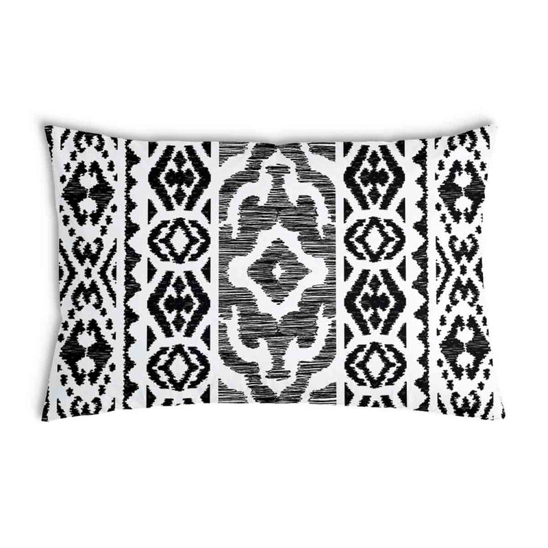 Health pillows with black shapes