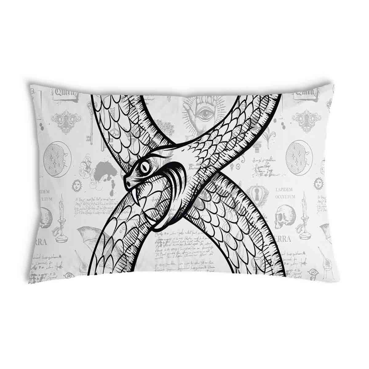 Almohada de salud con motivo de serpiente
