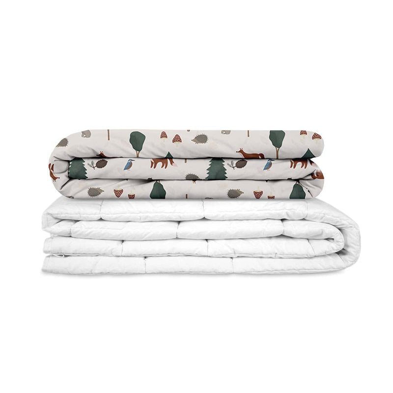 Original Therapy Blanket - Forest Animals Weighted Blanket with Cotton Cover for Children