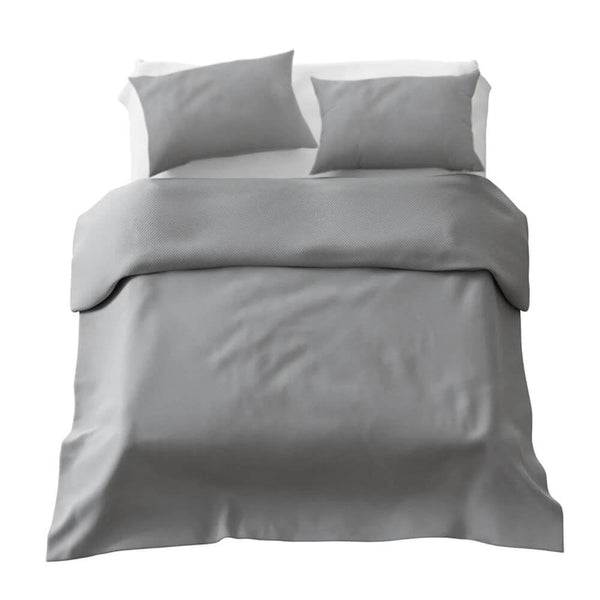 Therapy Blankets Basic Bedding Set Light Grey
