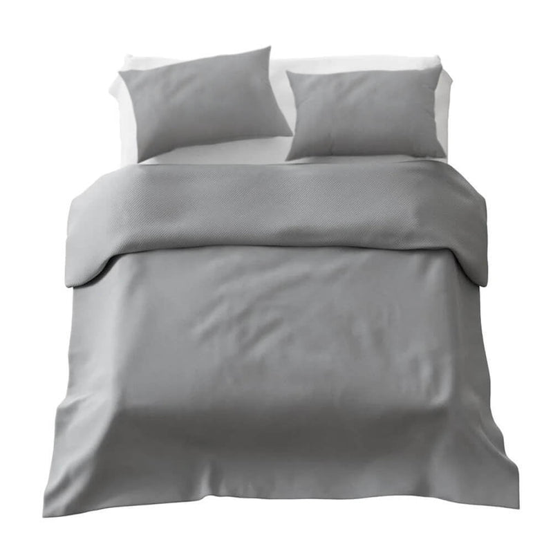 Therapy Blankets Basic Bedding Set Light Grey