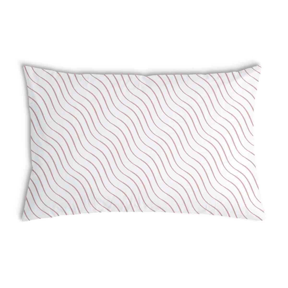 Almohada de salud rosa ondas