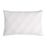 Almohada de salud rosa ondas