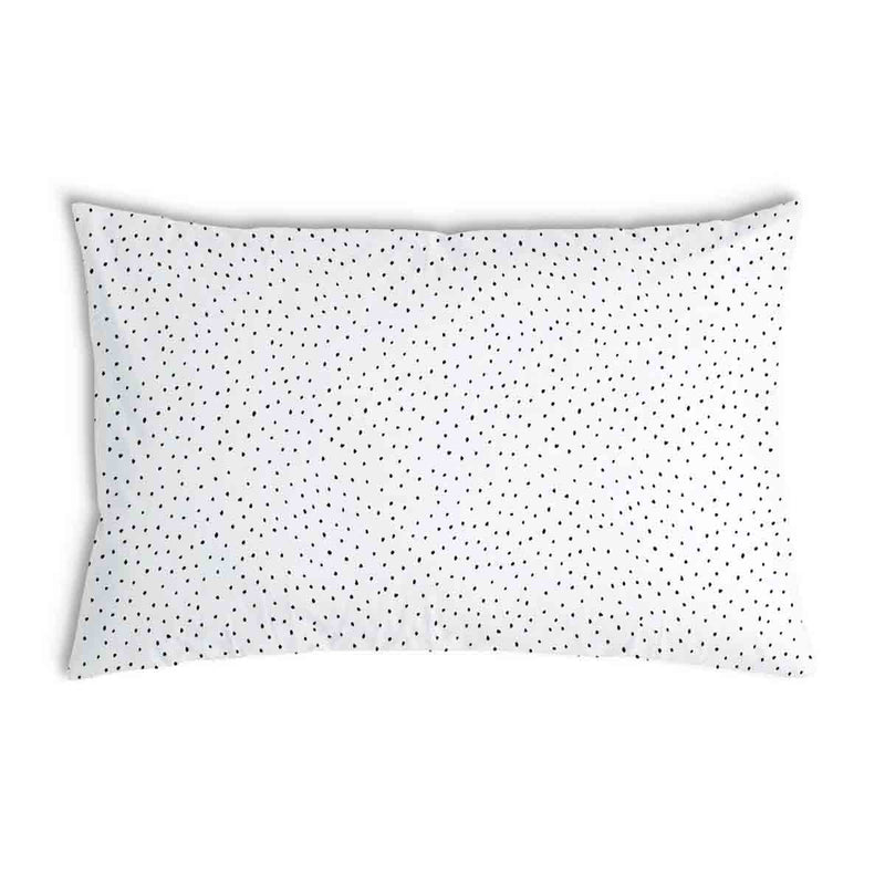 Health pillow with small black dots