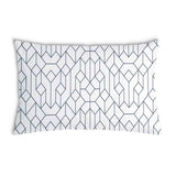 Almohada de salud blanca con patrón negro