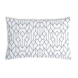 Almohada de salud blanca con patrón negro