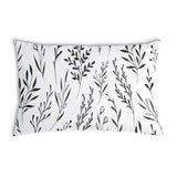 Health pillow white with black branches