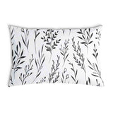 Health pillow white with black branches