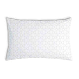 Almohada de salud blanca con estrellas abstractas