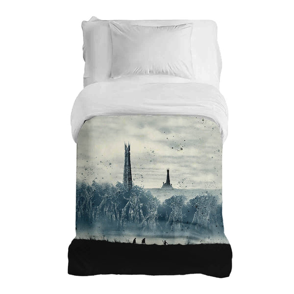 Therapy blankets with cotton cover, trees design.