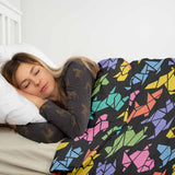 Set biancheria da letto con coperta terapeutica Origami Cane