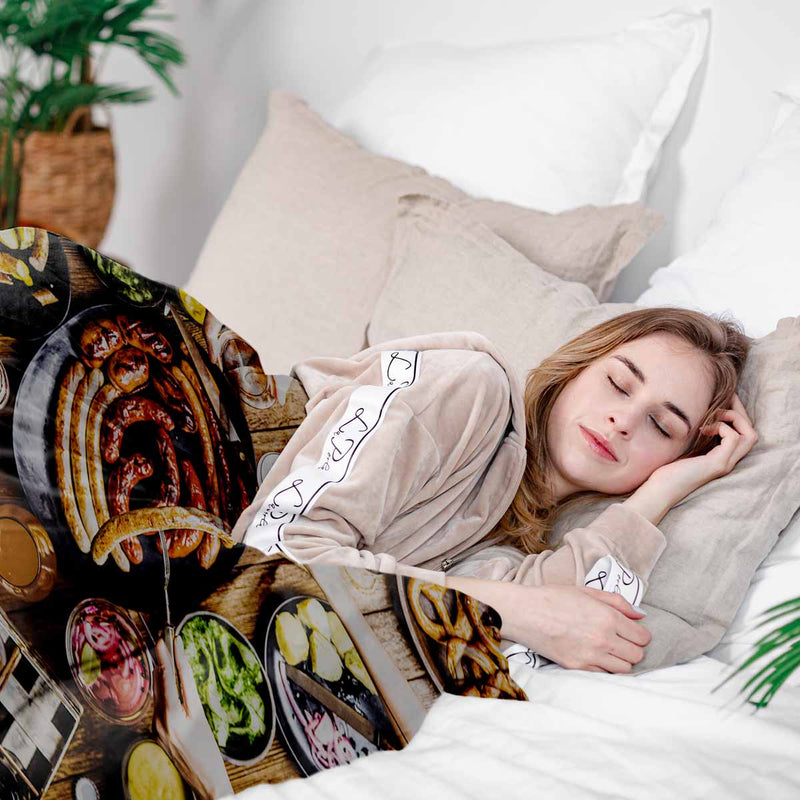 Therapiedekens katoenen hoes met worstbord