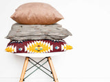 Health pillow beige with moths