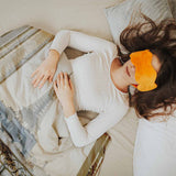 Set de ropa de cama y manta terapéutica amarillo París