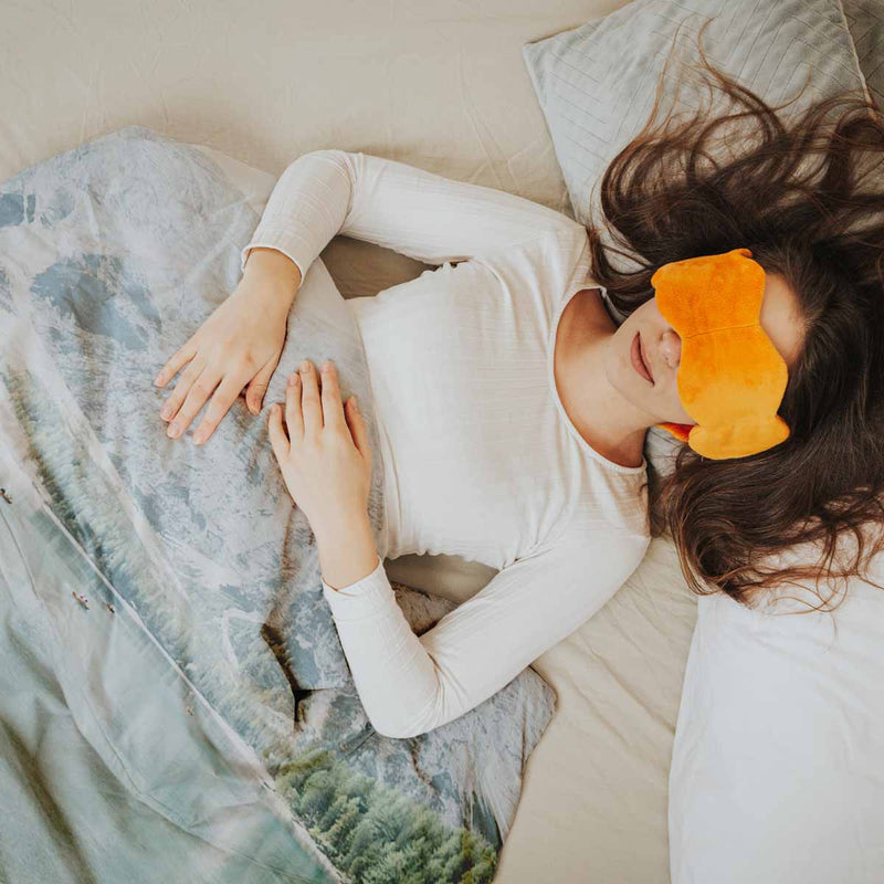 Juego de ropa de cama con manta terapéutica Lago con botes