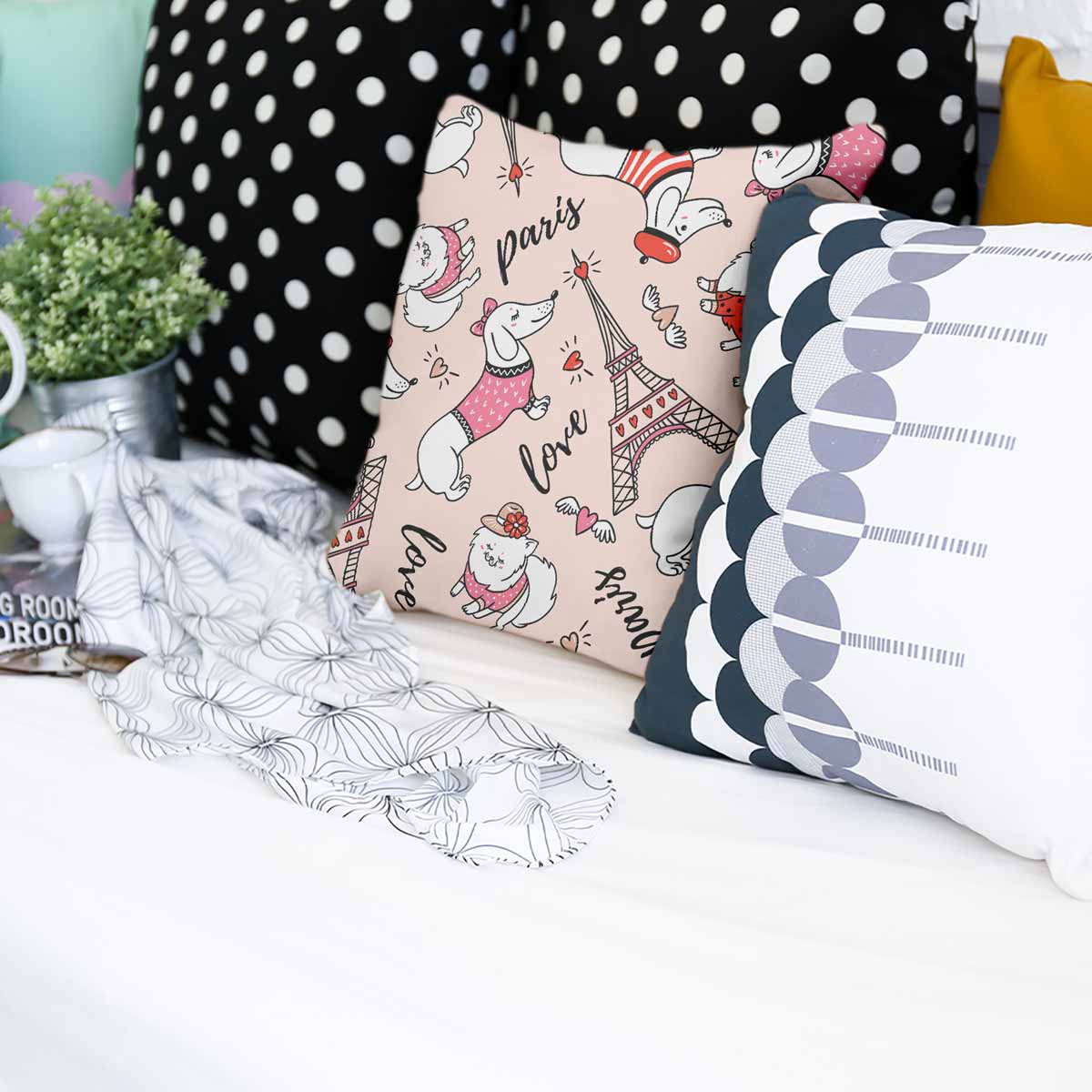 Gezondheidskussen hond in Parijs