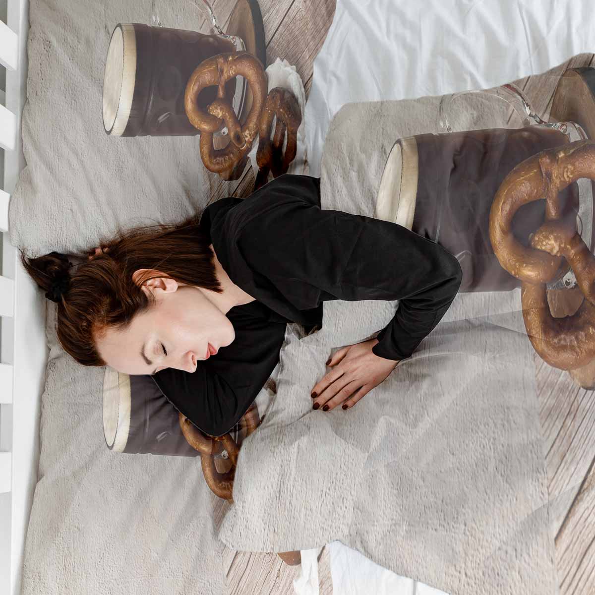 Original therapy blanket - cotton cover with pretzels