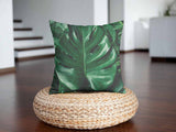Health pillow with Monstera plant