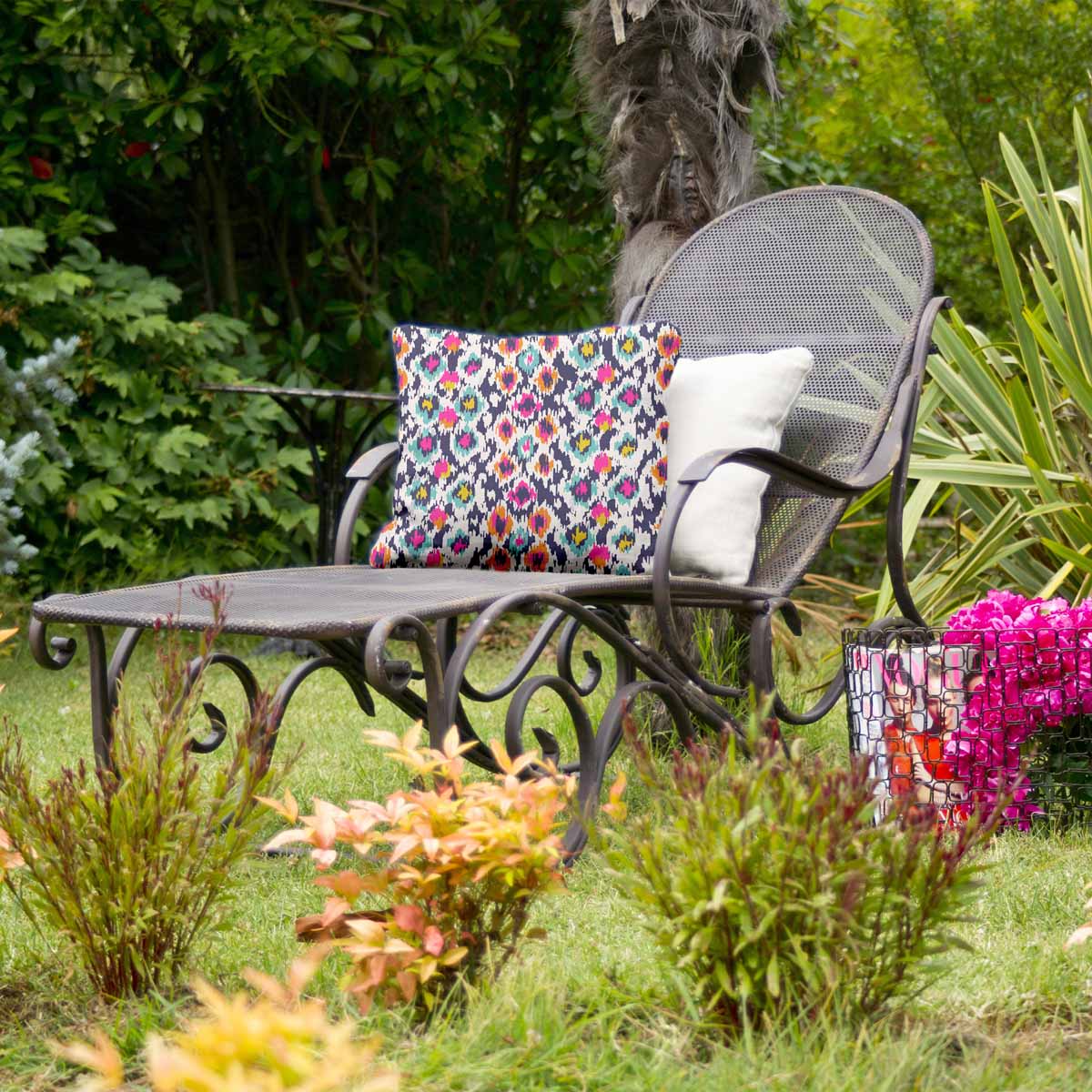 Cuscino sanitario colorato con stampa leopardata