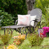 Health pillow white with pink feathers