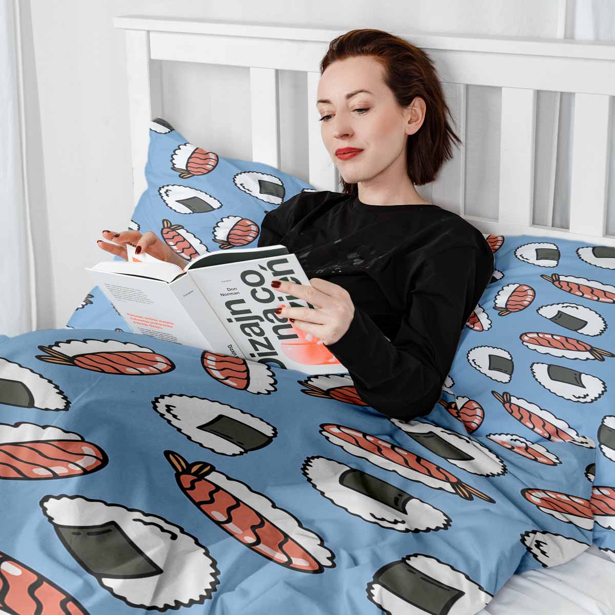 Therapy blankets bedding set with sashimi