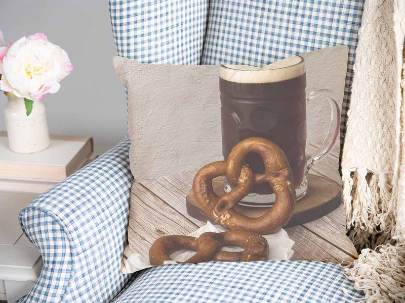 Health pillows with pretzels