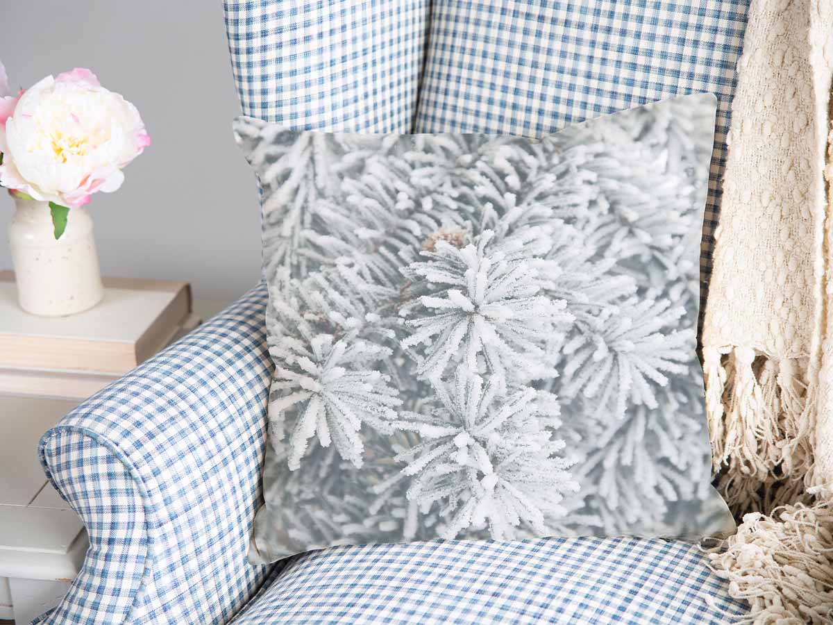 Cuscino sanitario con stalattiti di ghiaccio