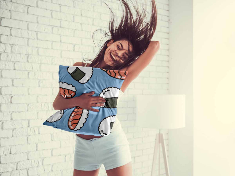 Health pillow with sashimi