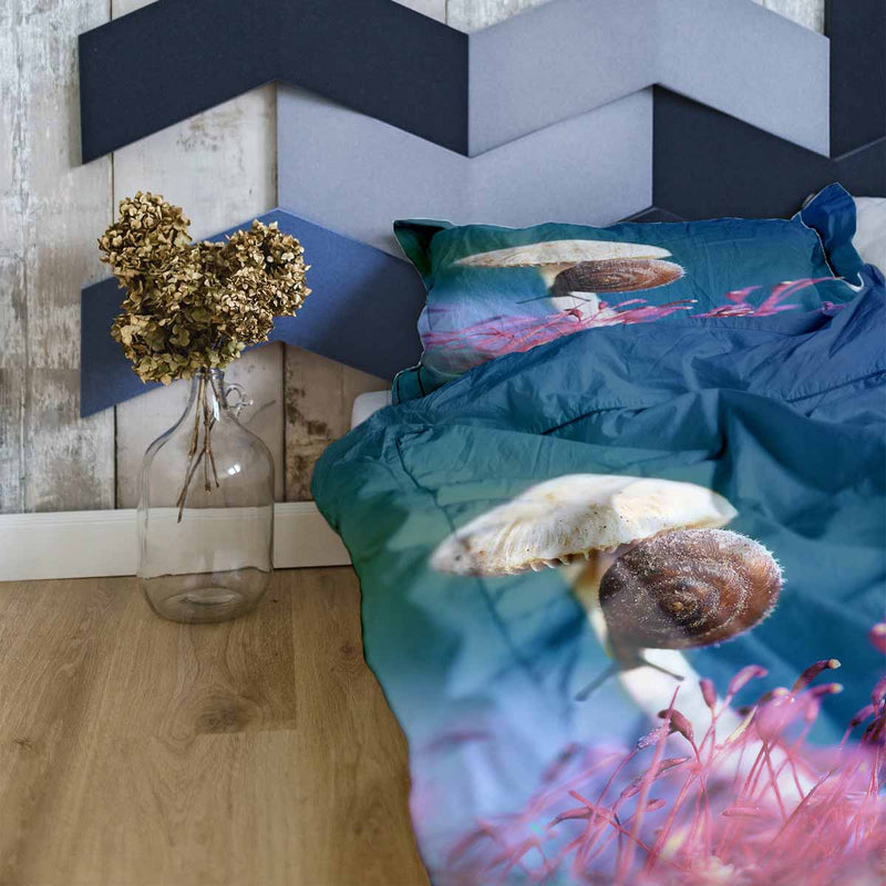 Therapiedekens beddengoed set met paddenstoel en slak