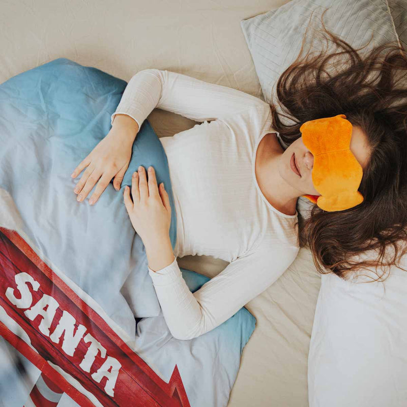 Set di biancheria da letto con coperta terapeutica e Babbo Natale
