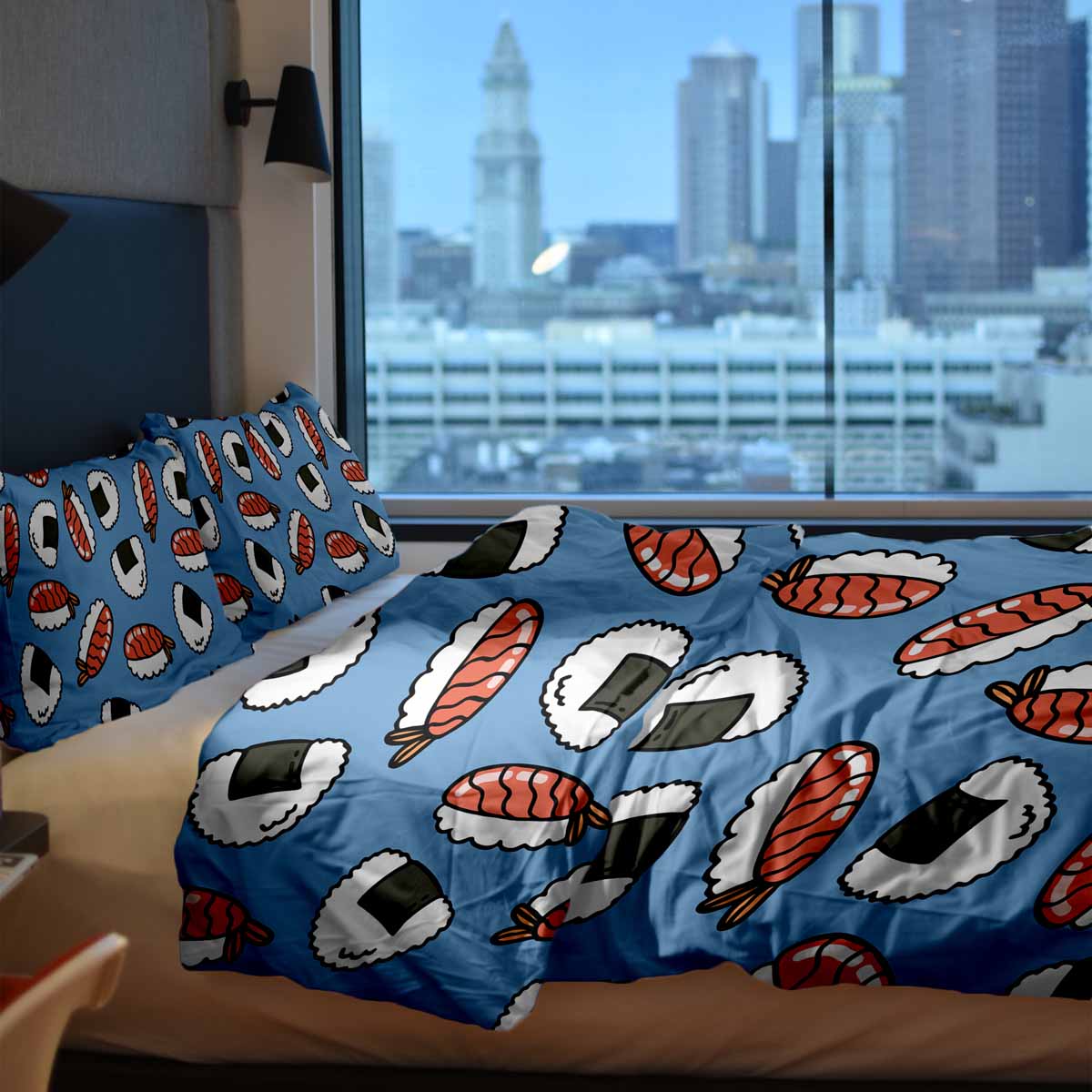 Therapy blankets bedding set with sashimi